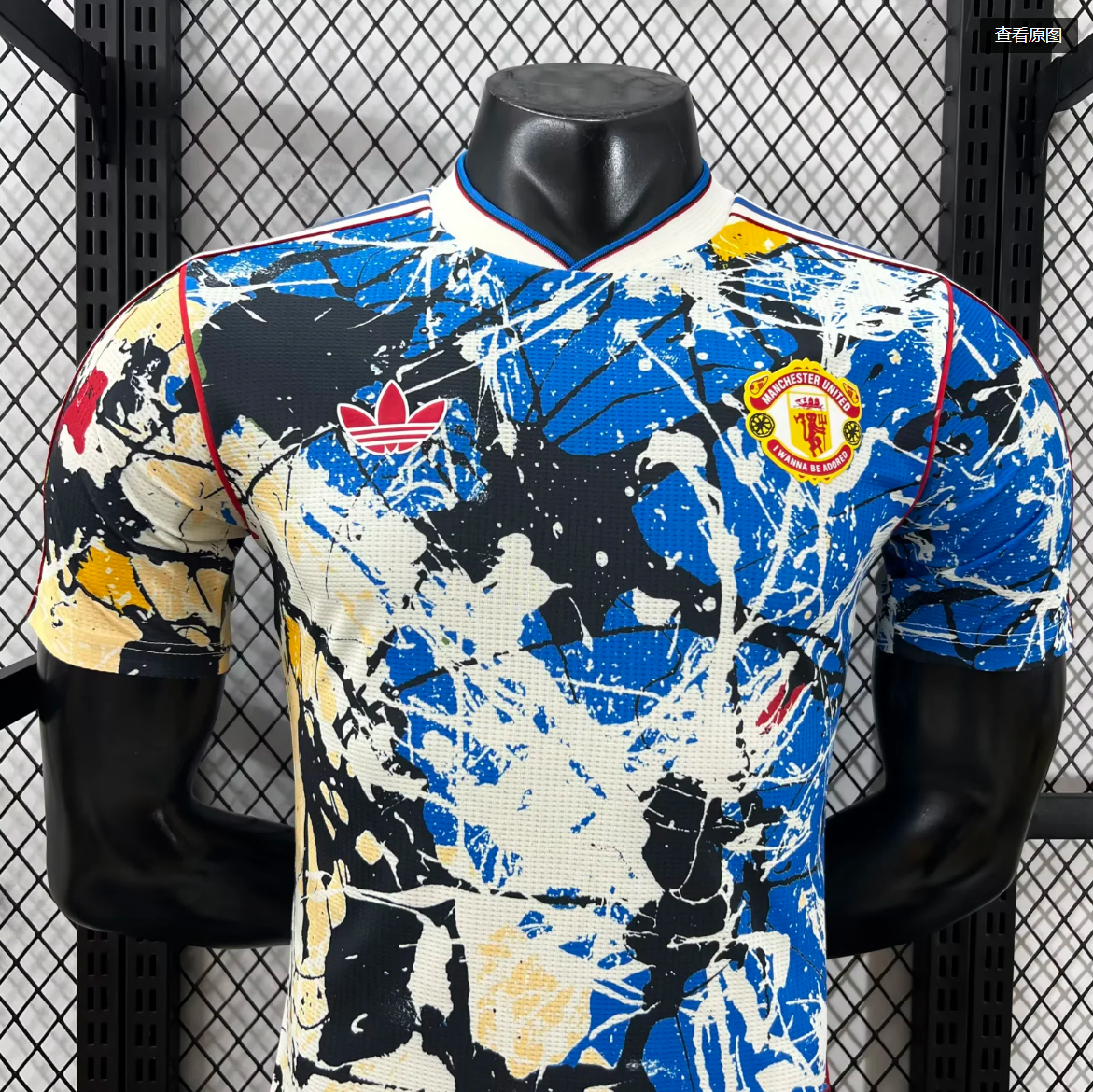 25/26 Manchester United M-U Stone Rose special player Version S-XXL