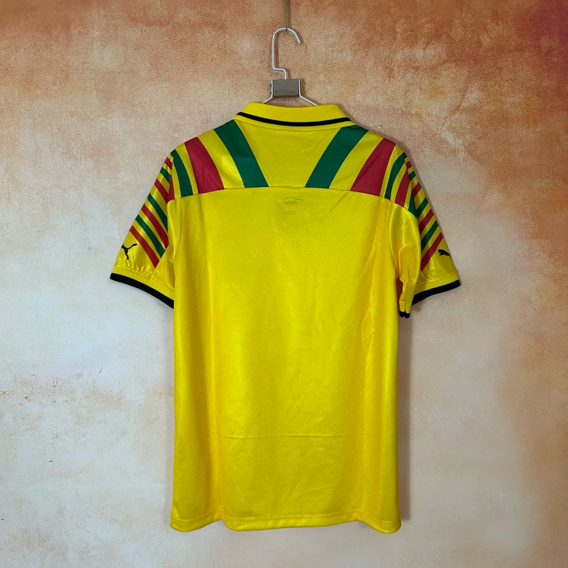 2026 Ghana yellow Polo fan version S-XXL