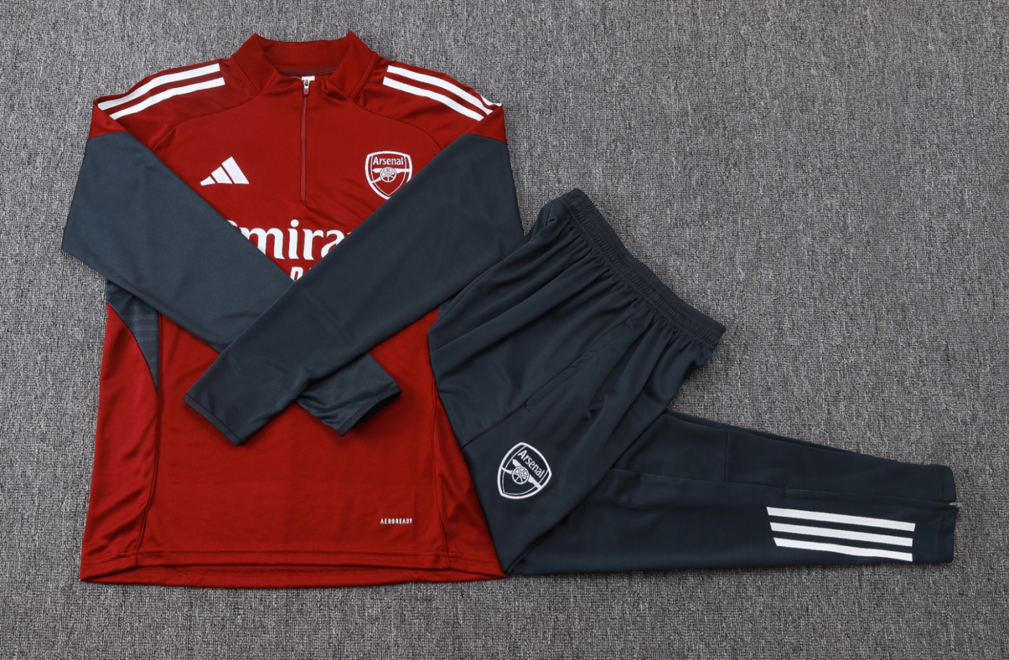 25/26 Arsenal red half-zip jacket version 