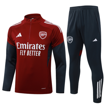 25/26 Arsenal red half-zip jacket version 