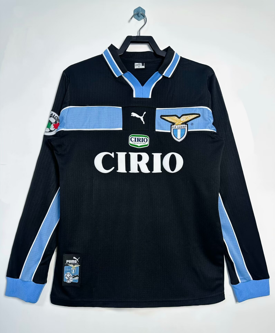 98/99 Lazio Away long sleeve retro version size S-XXL