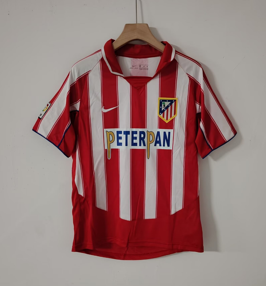 Retro 03/04 Atletico de Madrid home Jersey S-XXL