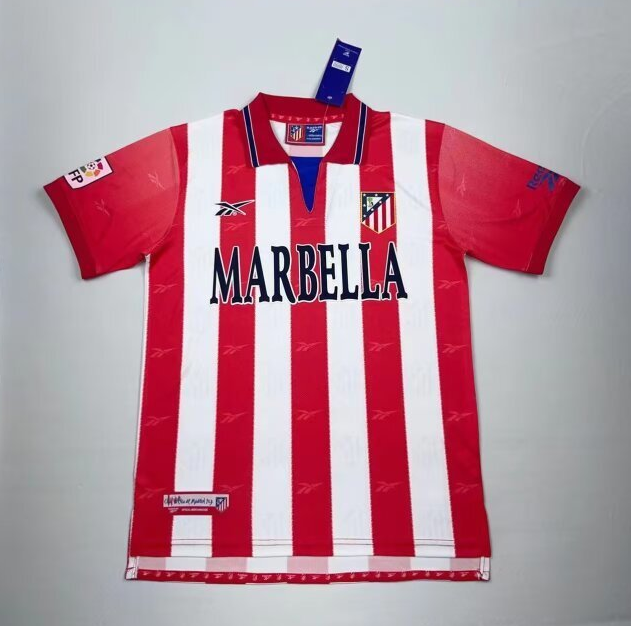 Retro 98/99 Atletico de Madrid home Jersey S-XXL