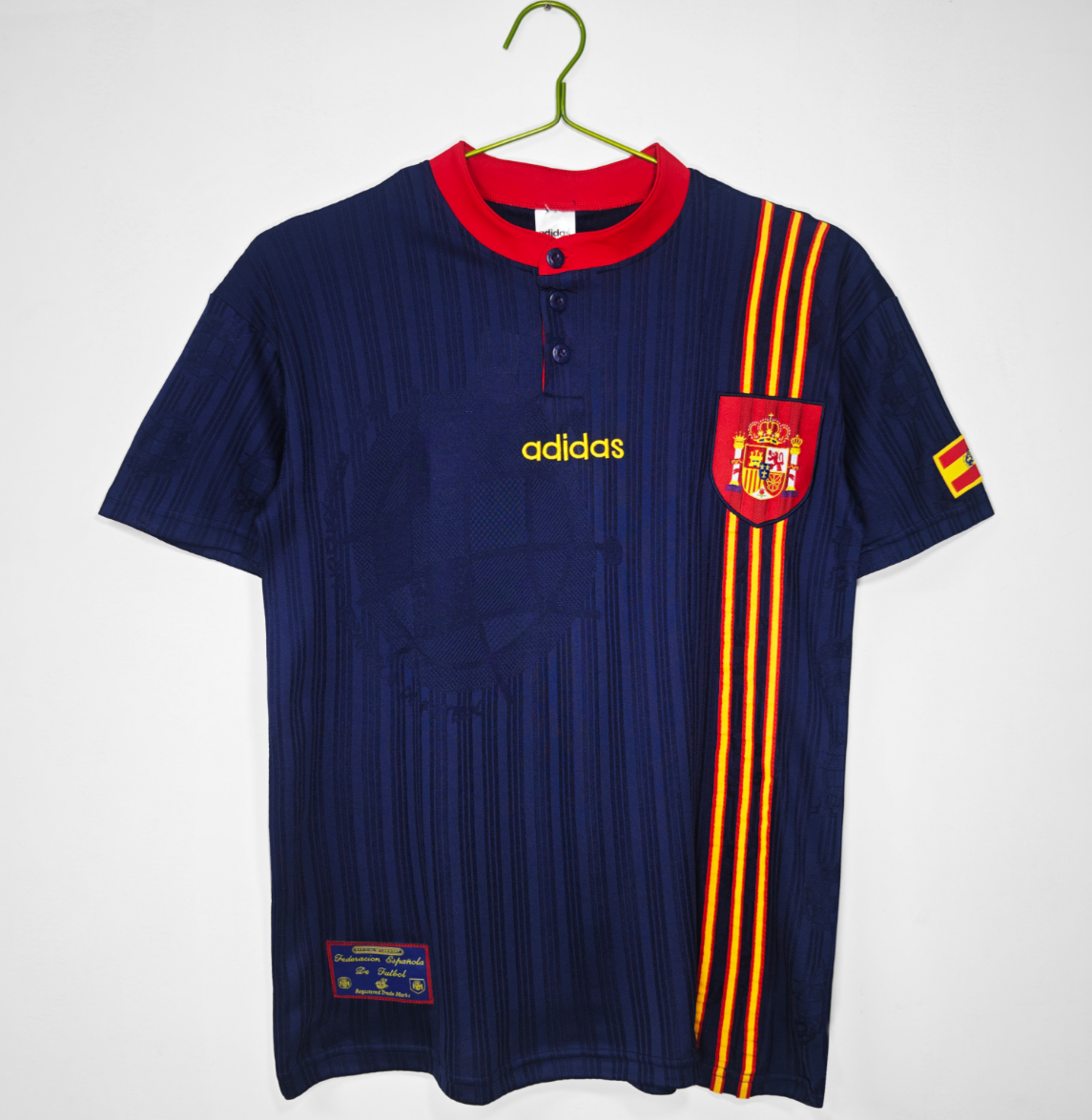 1996 Spain away retro version S-XXL