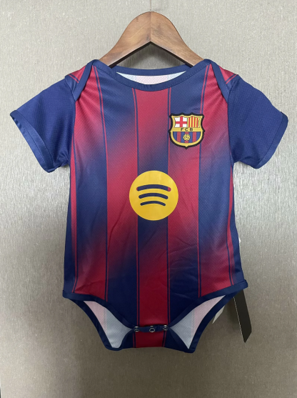 25/26 Barcelona home baby version size 9-12