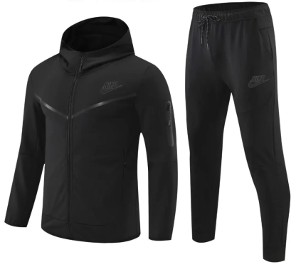 25/26 Nike black hooded Jacket Suit 