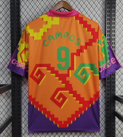 1998 Mexico goalkeeper NO.9 CAMPOS purple retro version S-XXL