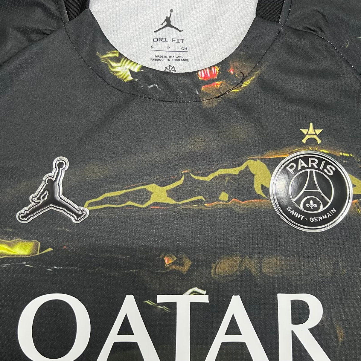 2526 PSG Paris Saint-Germain 4th with 1 star fan version S-4XL