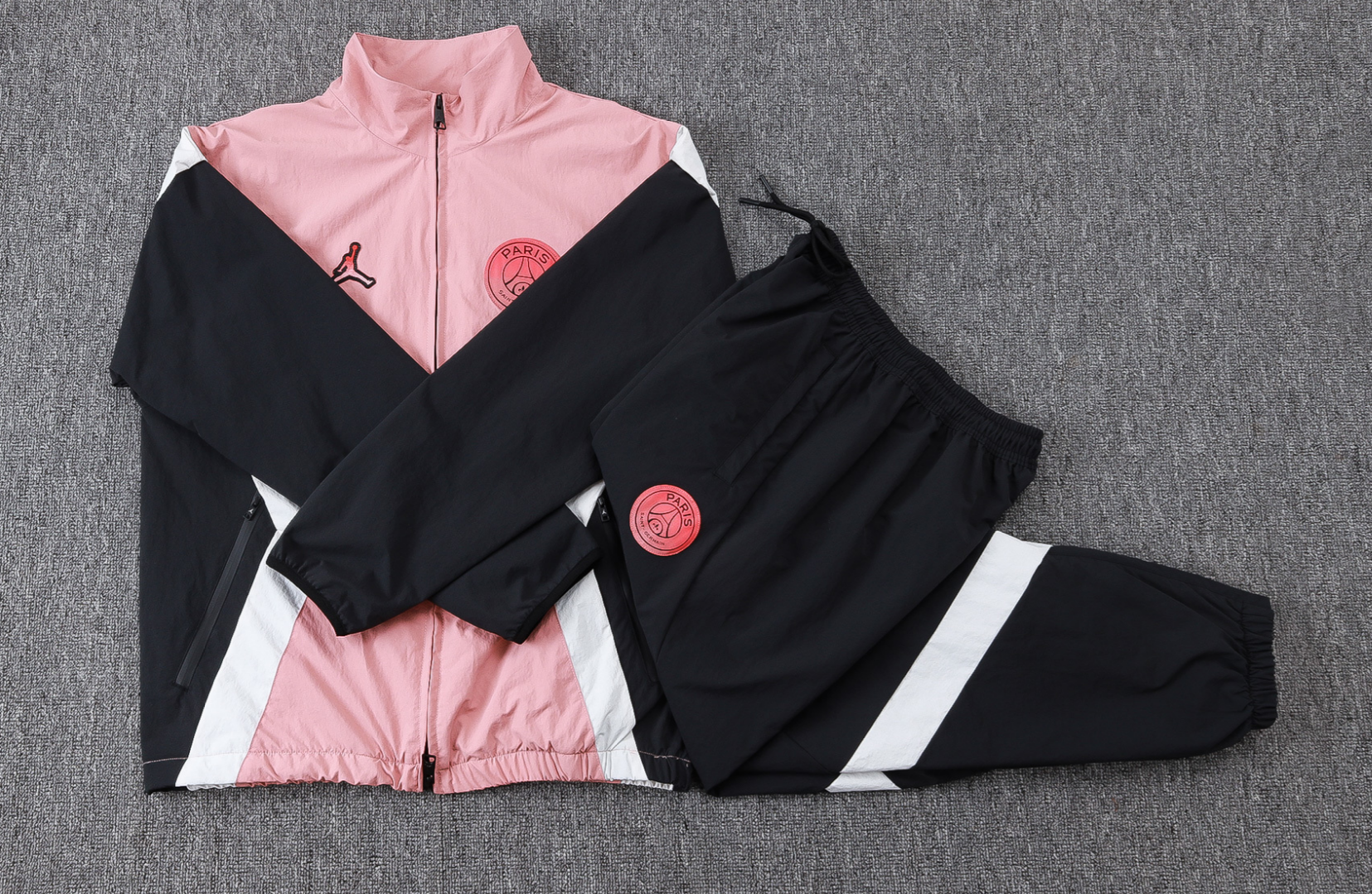 25/26 Paris Saint-Germain PSG Pink Jordan woven fabric full-zip jacket version 