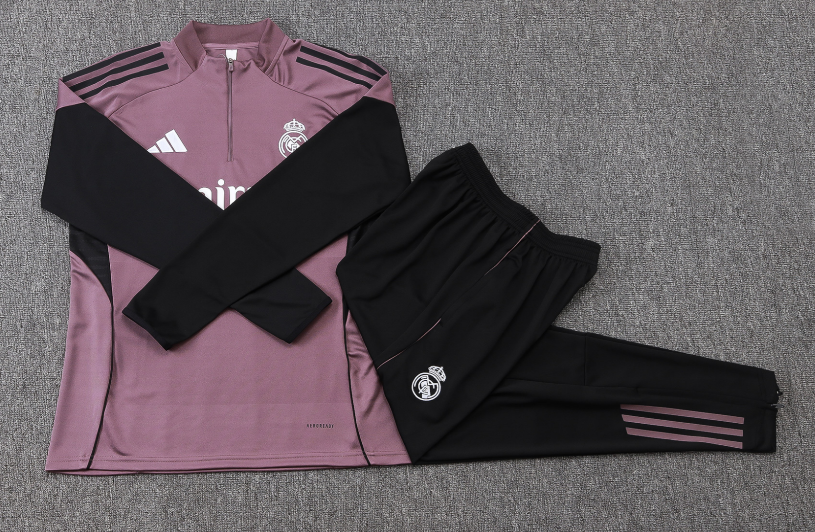 25/26 re@l Medrid purple Half-Zip Jacket Suit