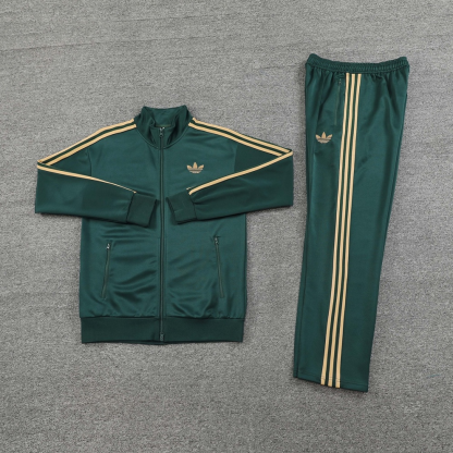 25/26 Adidas green full-zip A version Jacket Suit 
