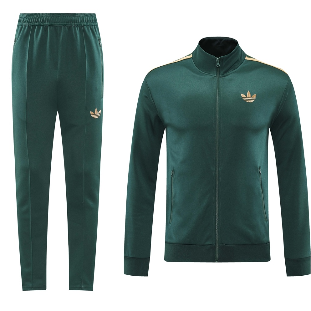 25/26 Adidas green full-zip A version Jacket Suit 