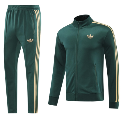 25/26 Adidas green full-zip A version Jacket Suit 