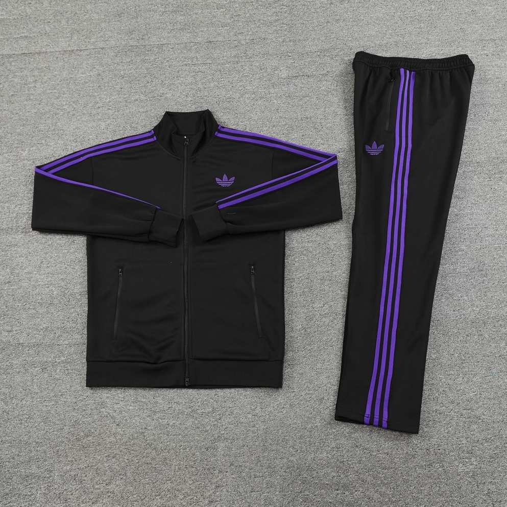 25/26 Adidas black full-zip A version Jacket Suit 
