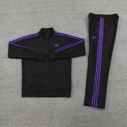 25/26 Adidas black full-zip A version Jacket Suit 