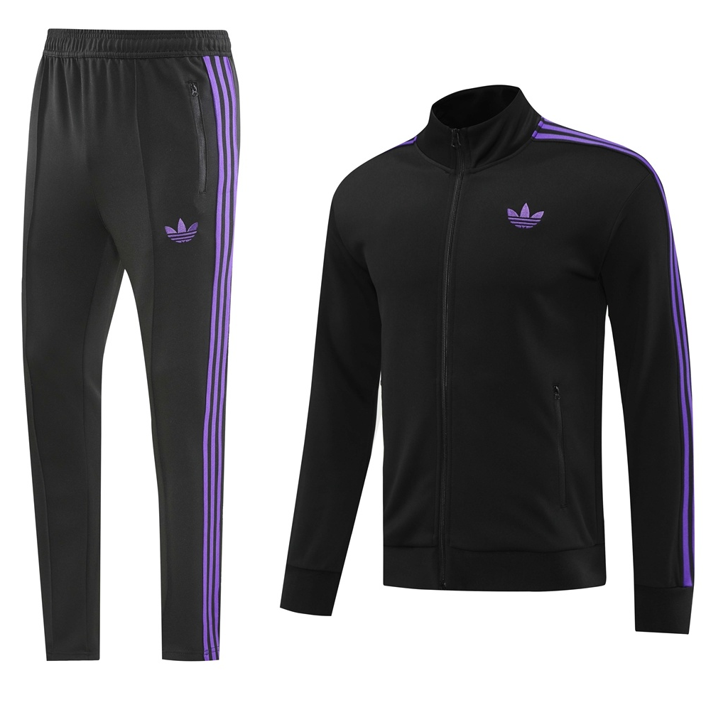 25/26 Adidas black full-zip A version Jacket Suit 