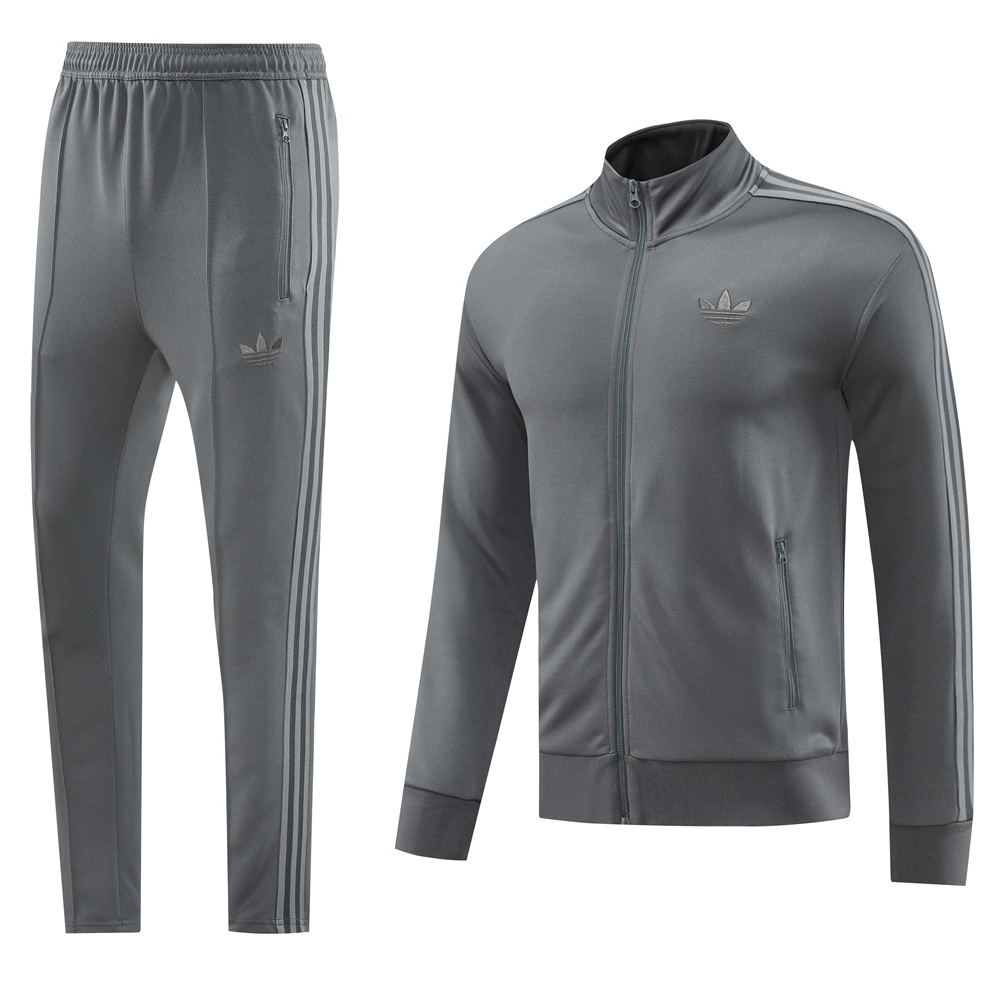 25/26 Adidas grey full-zip A version Jacket Suit 