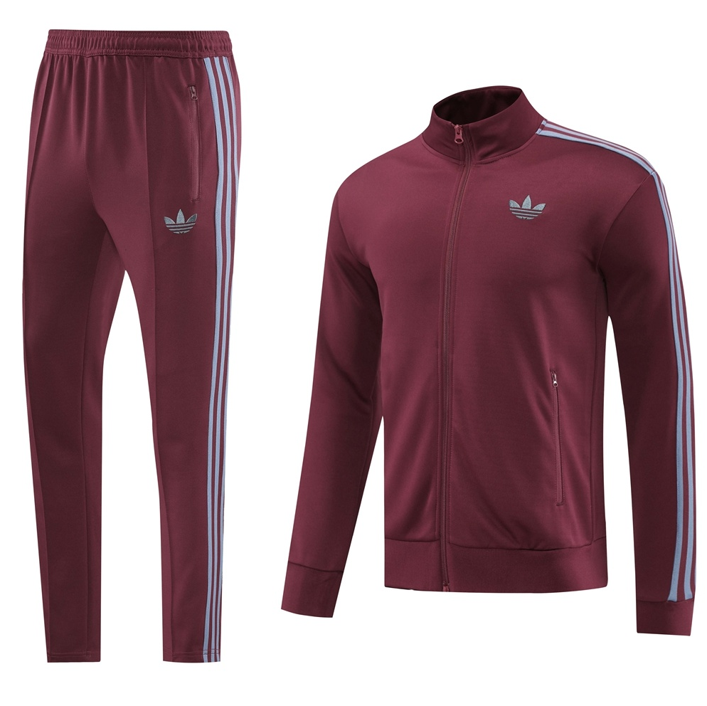 25/26 Adidas red full-zip A version Jacket Suit 