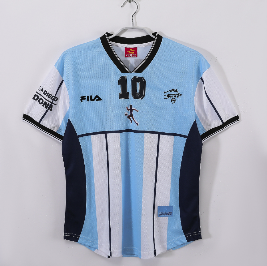 2001 Argentina home Retro version S-XXL