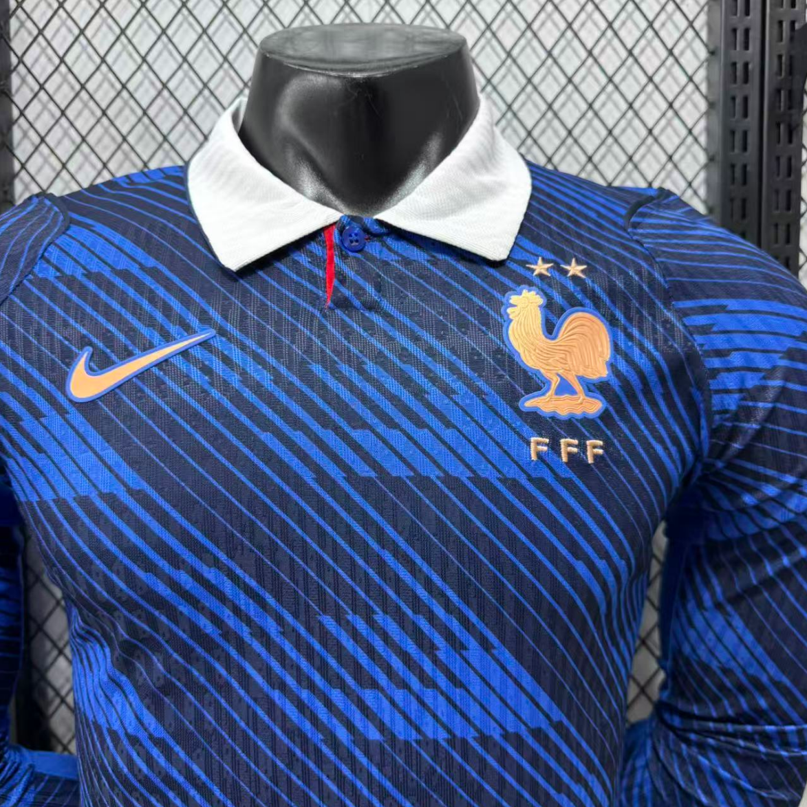 2026 France Home long sleeve player version Size S-3XL