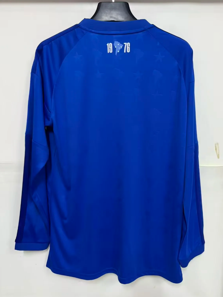 26/27 Cruzeiro home long sleeve fan version Jersey S-4XL