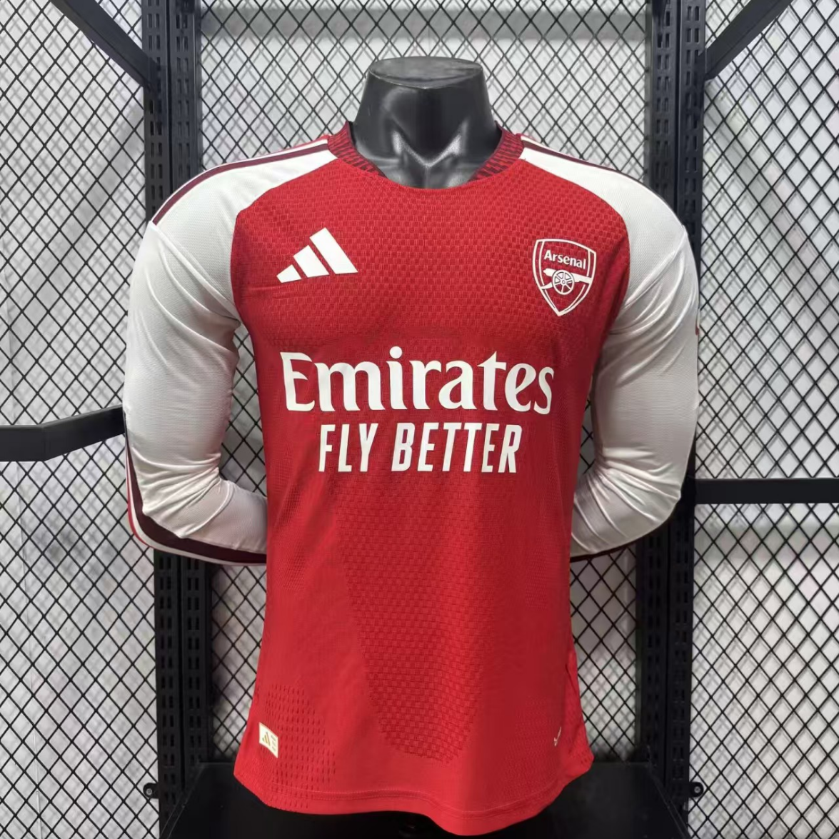 26/27 Arsenal home long sleeve player version S-XXL