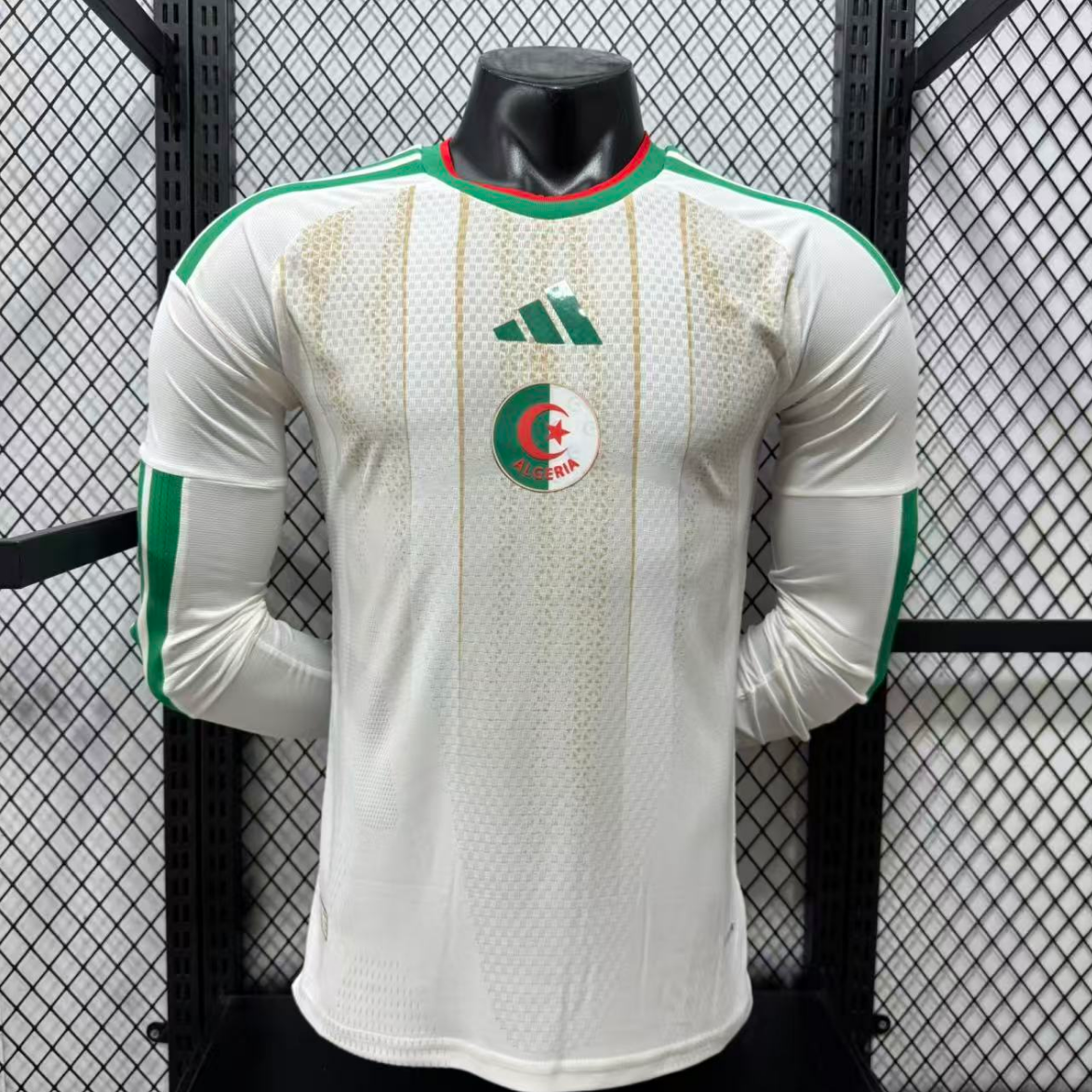 2026 Algeria home long sleeve player version S-XXL
