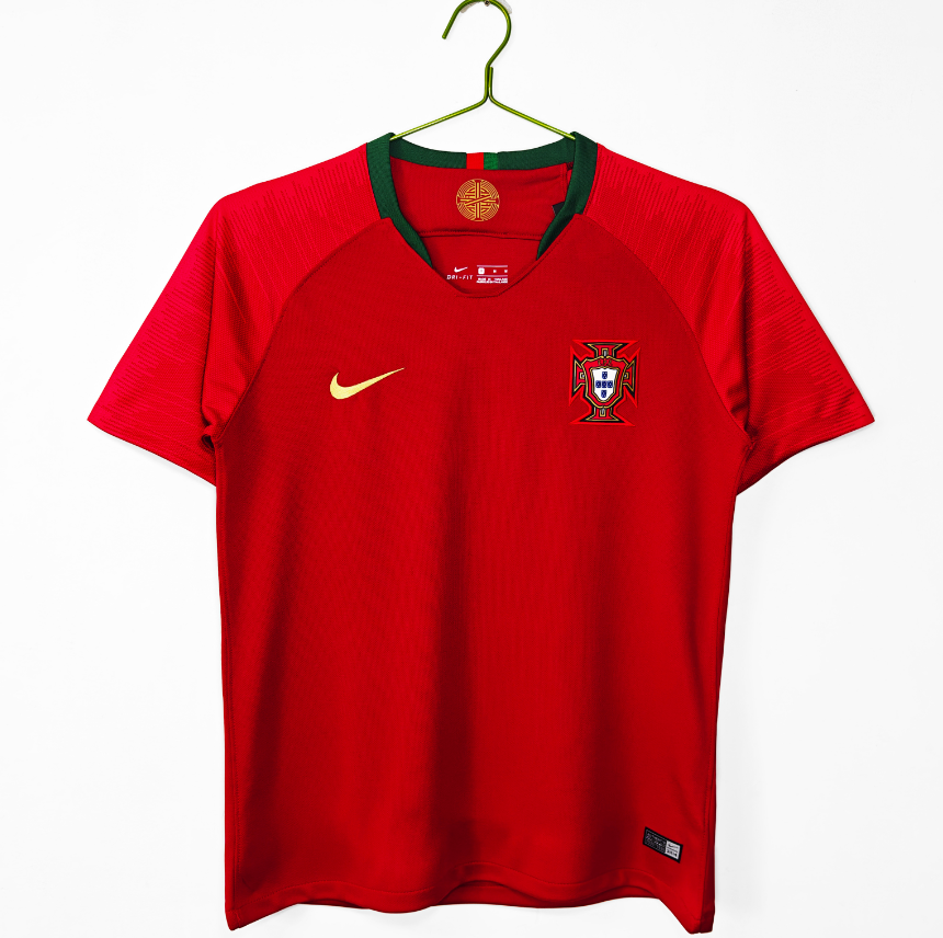 2018 Portugal home retro version S-XXL