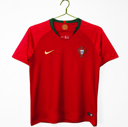 2018 Portugal home retro version S-XXL