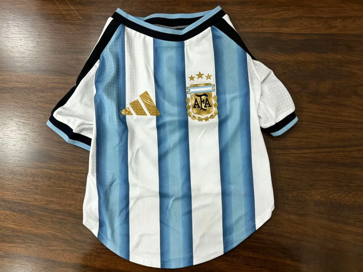 2026 Argentina home pet dog player version S-XXL