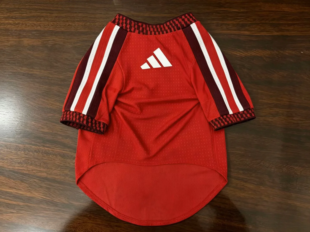 2026 Arsenal home pet dog player version S-XXL