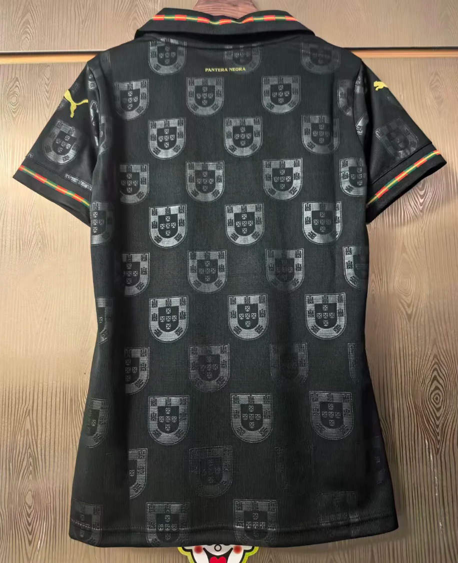 2026 Portug@l PT black female fan version S-XXL