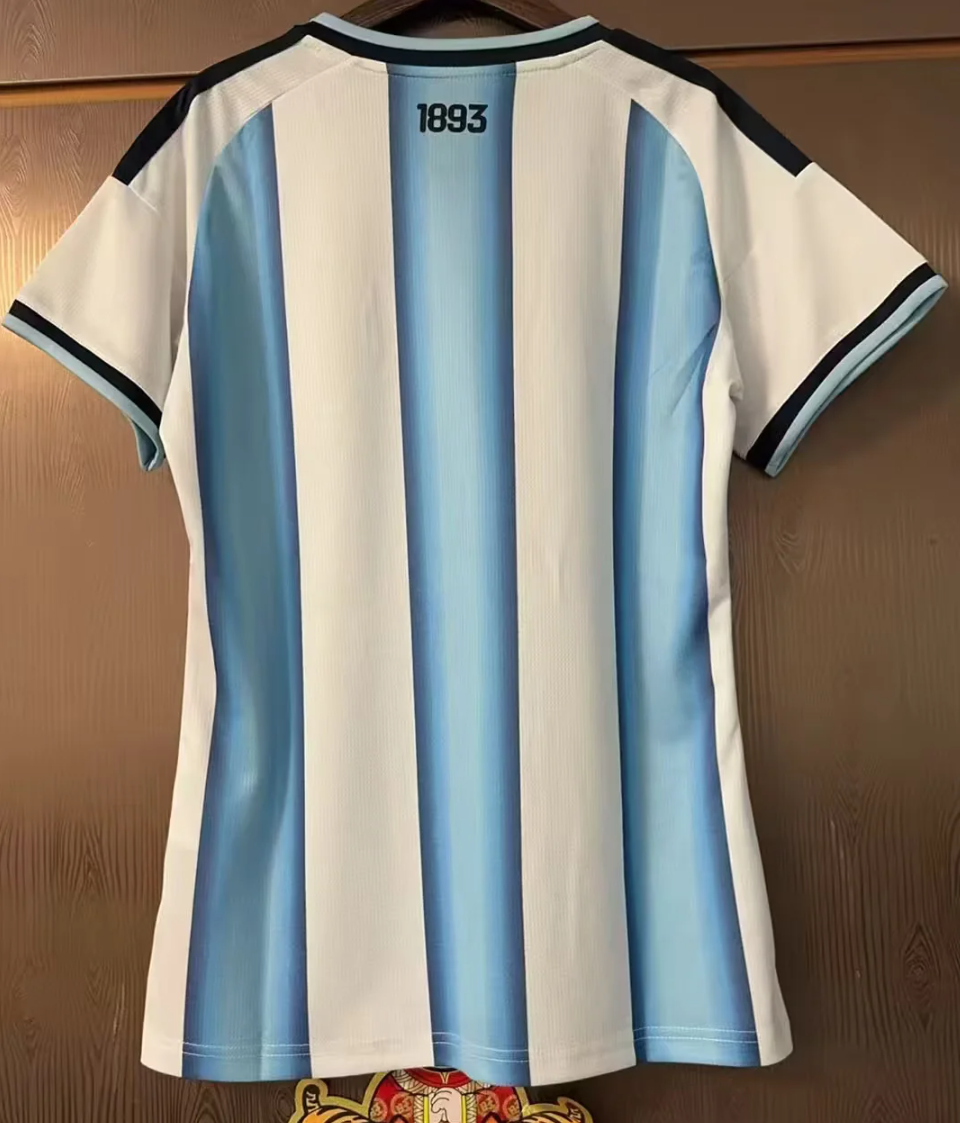 2026 Argentina home female fan version S-XXL