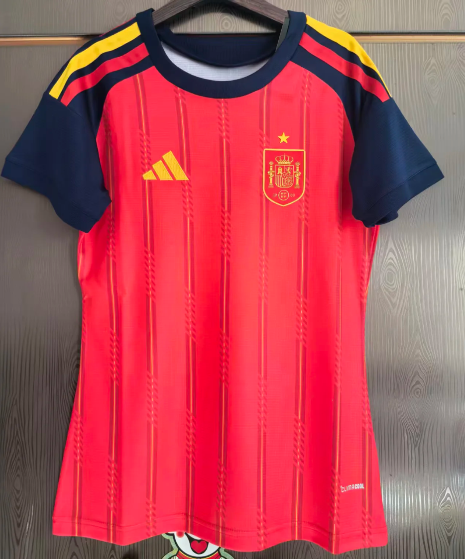 2026 Spain home female fan version S-XXL