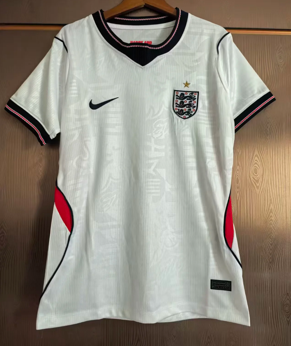 2026 England home female fan version S-XXL
