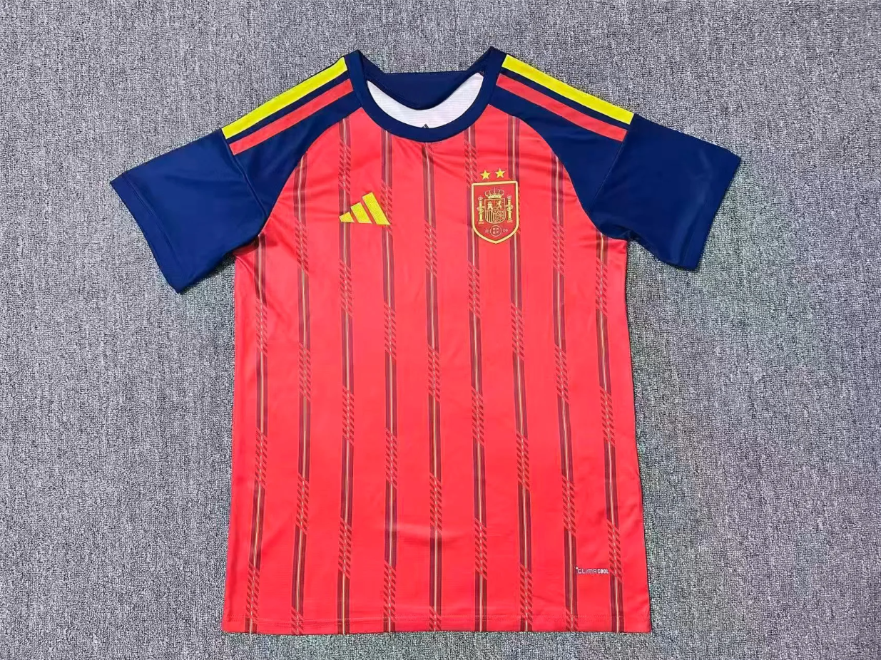 2026 Spain Home two star fan version S-4XL