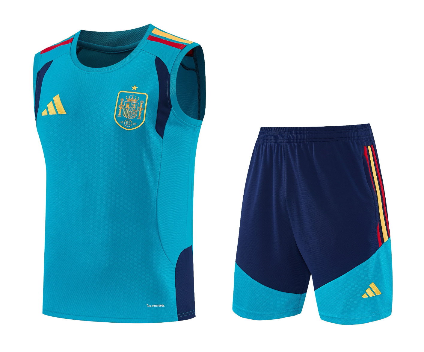 2026 Spain blue vest training suit S-XXL