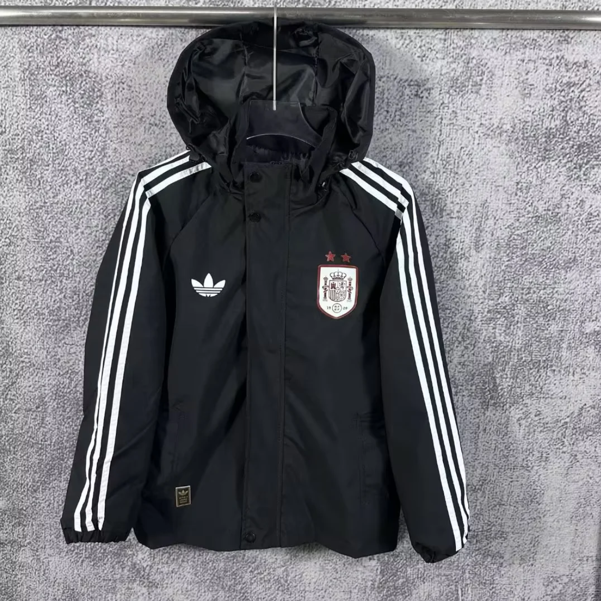 2026 Spain two star hooded windbreaker S-XXL