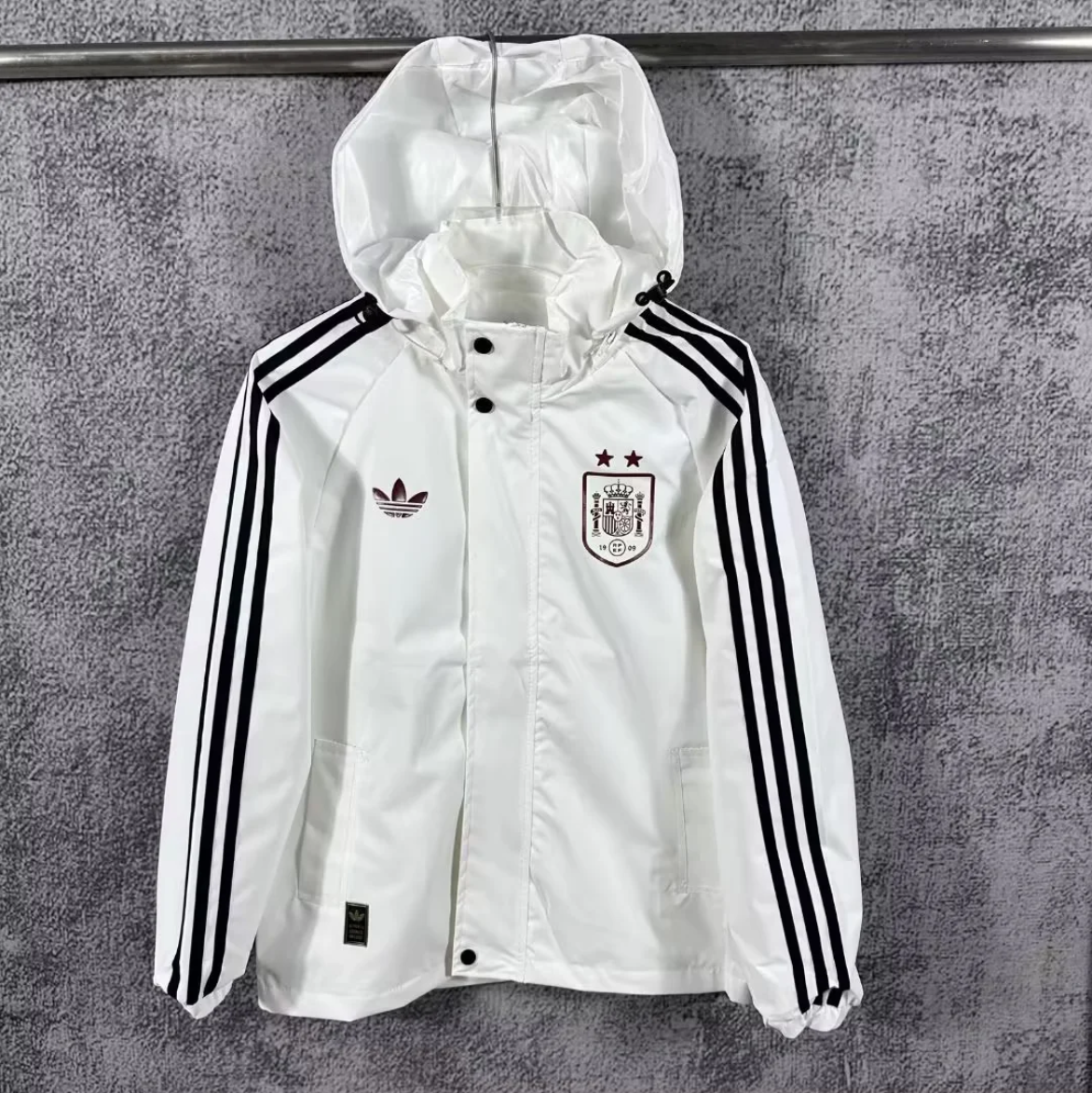 2026 Spain two star hooded windbreaker S-XXL
