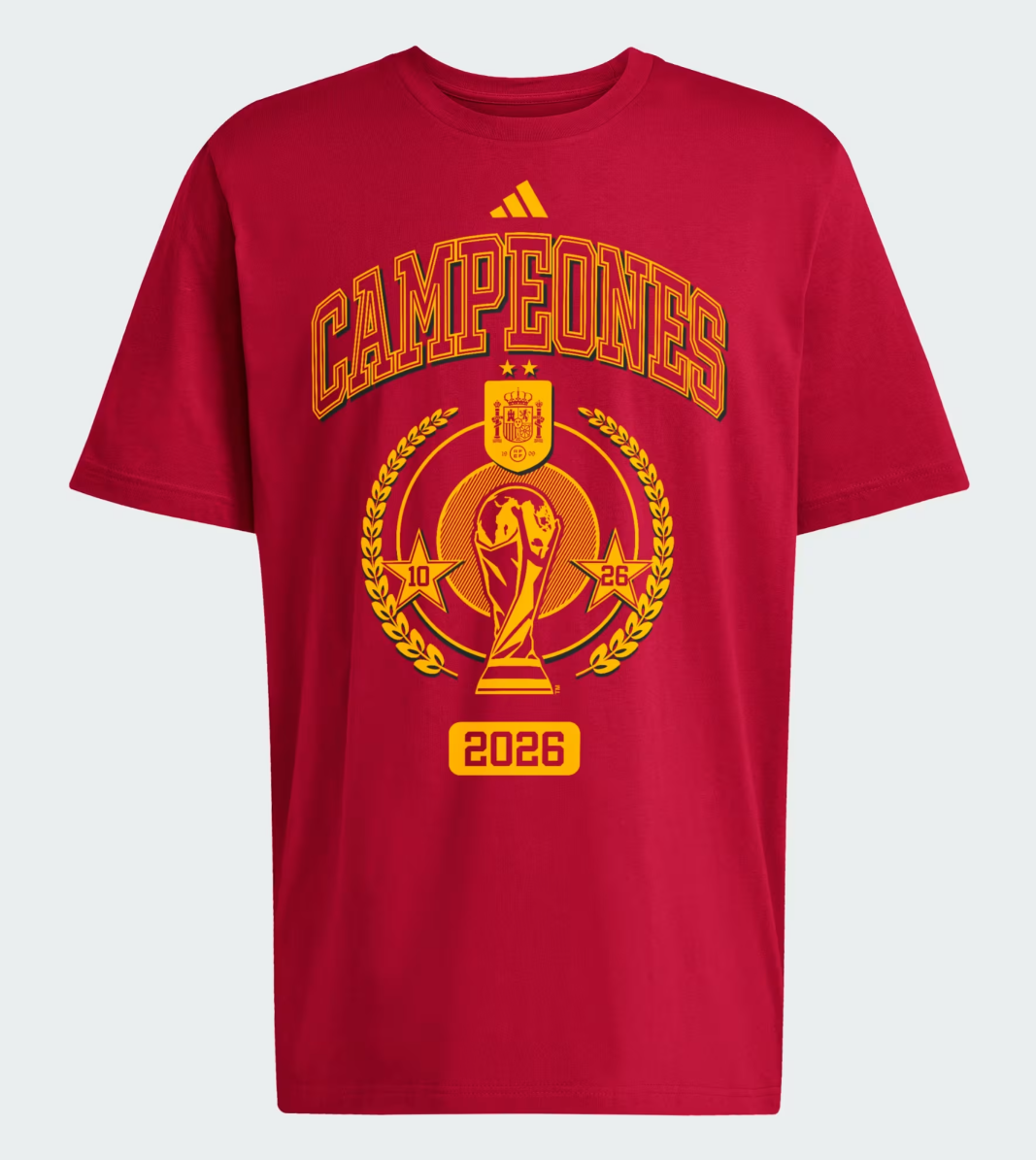 2026 Spain Somos Campeones shirt red S-XXL