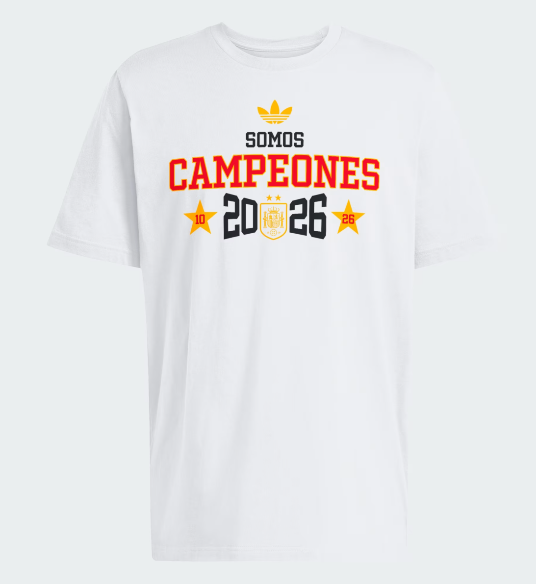 2026 Spain Somos Campeones shirt white S-XXL
