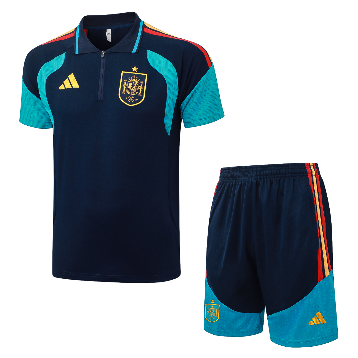 2026 Spain royal blue Polo training suit S-XXL