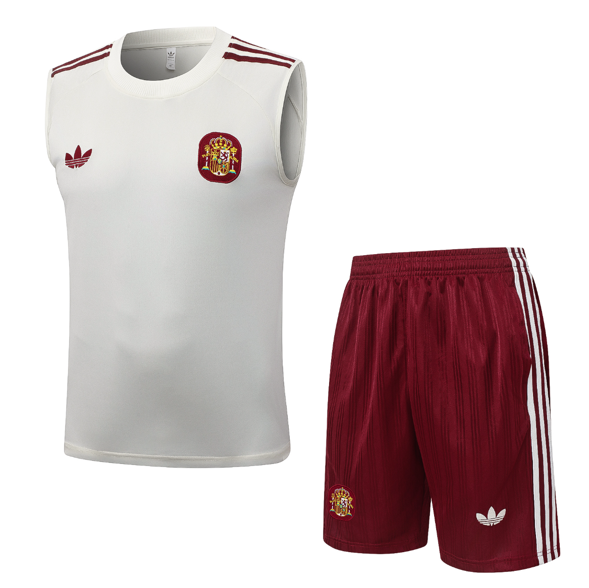 2026 Spain white vest training suit S-XXL