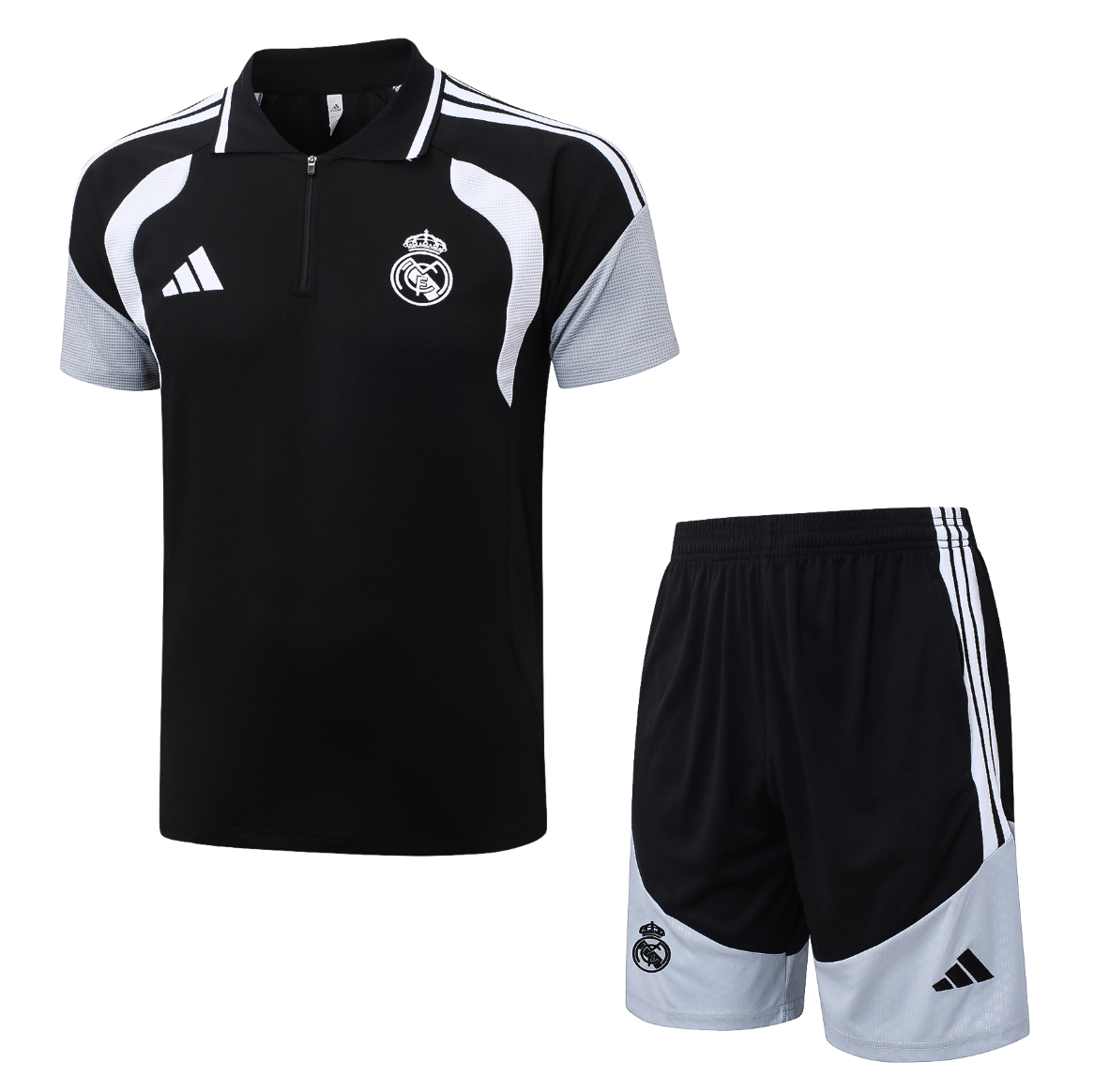 26/27 re@l Medrid black Polo training suit S-XXL