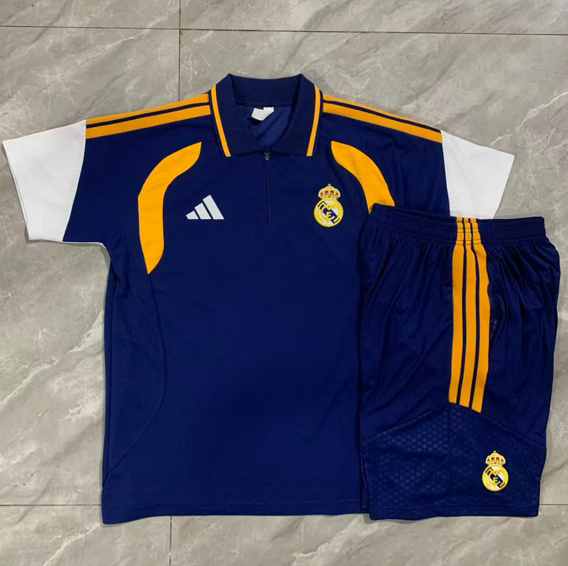 26/27 re@l Medrid blue Polo training suit S-XXL
