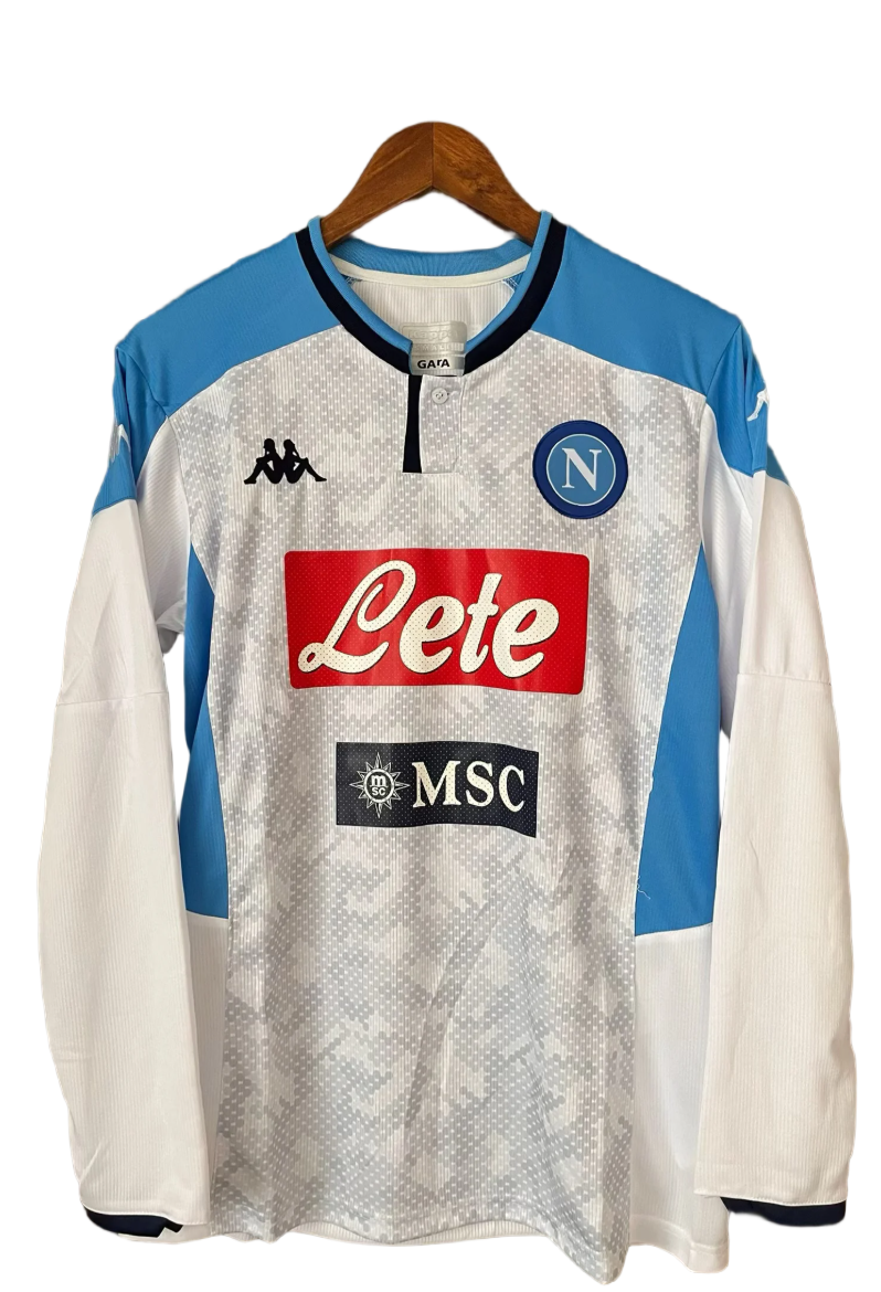 19/20 Napoli white long sleeve retro version S-XXL