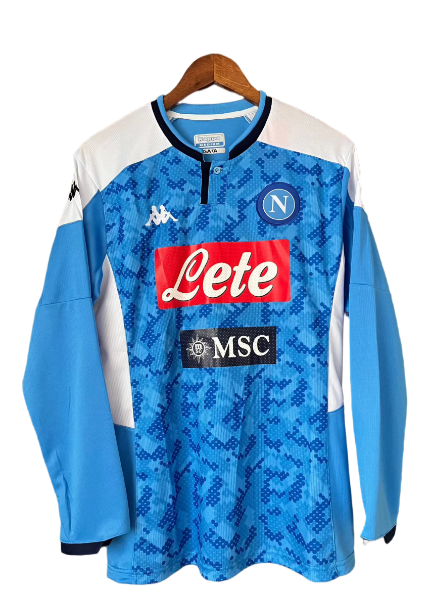 19/20 Napoli blue long sleeve retro version S-XXL