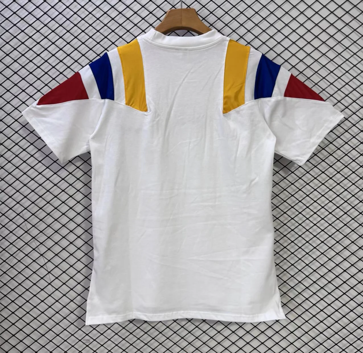 Colombia white cotton retro version S-XXL