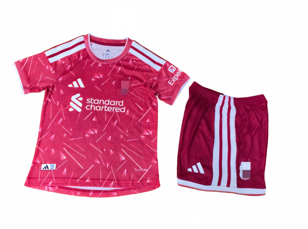 26/27 Livep home Kids player version jersey size:16-28