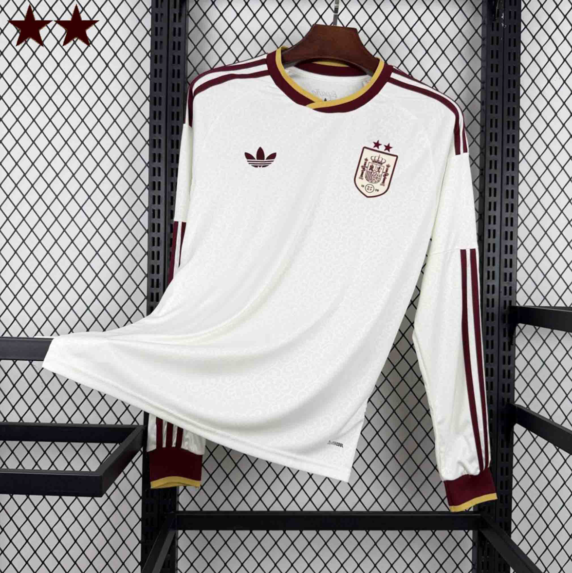 2026 Spain away two star long sleeve fan version S-4XL